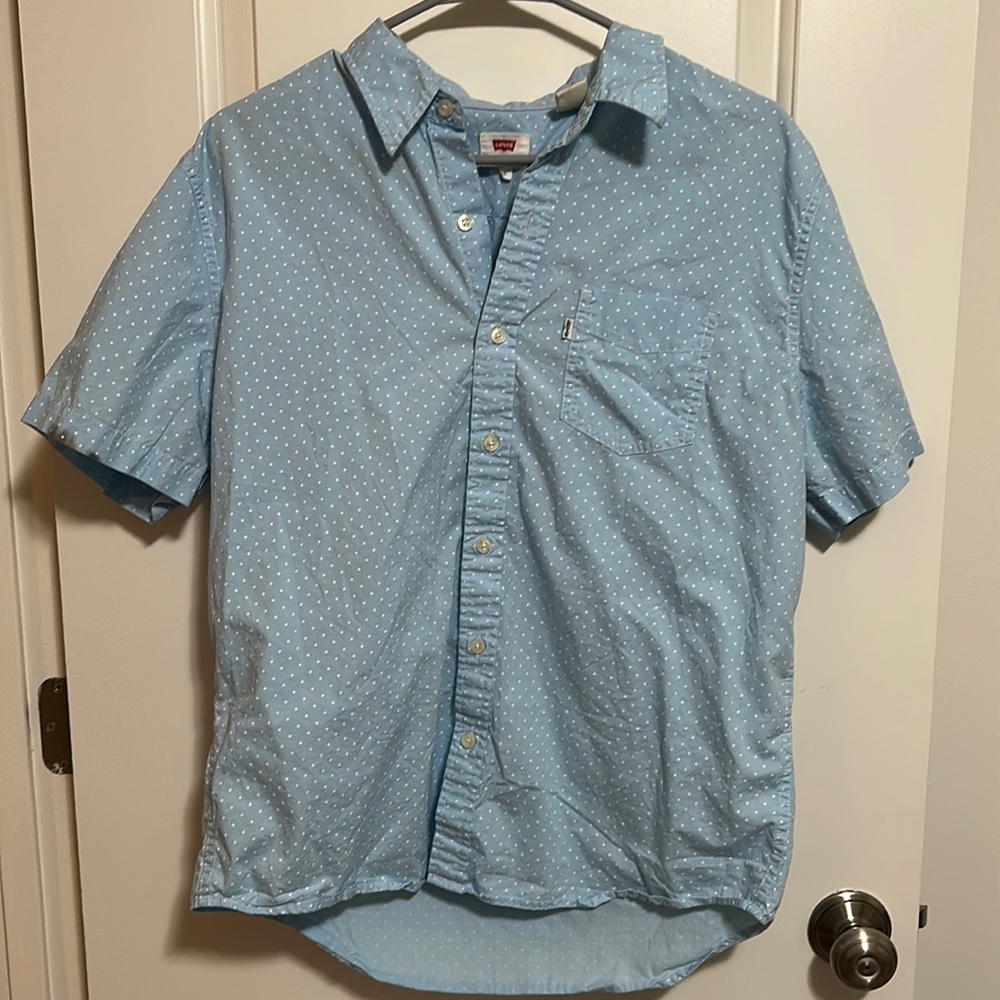 Men’s Printed Casual Button Down Shirt